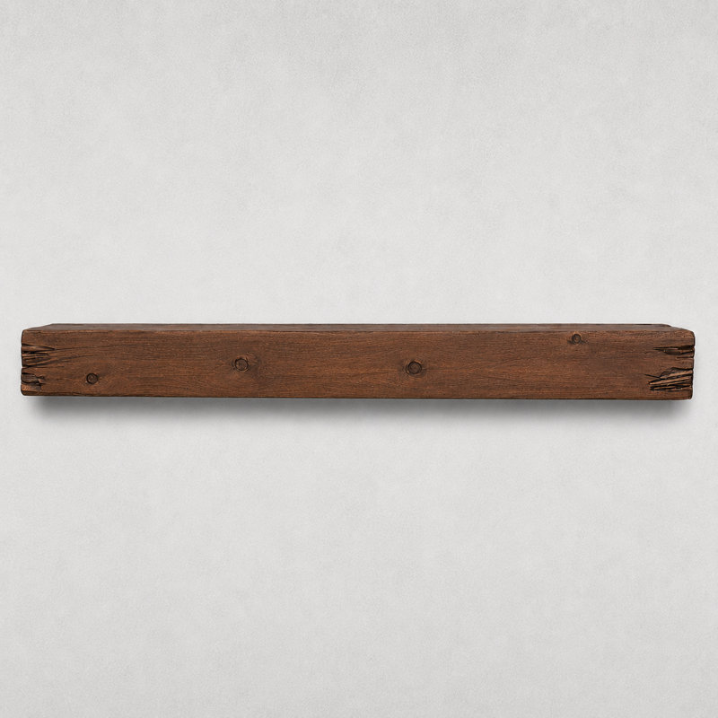 Distressed Fireplace Mantel, Rustic, Provincial, 48"