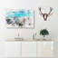Mountains in New Zealand Watercolour - Wrapped Canvas-56663207