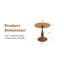 Tables de bout compactes, verre trempé, métal, grain de bois, décor moderne pour la maison