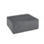 Repose-pieds rembourré en velours côtelé Osterhus-2133580892