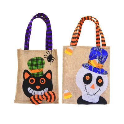 Ensemble de 2 sacs de bonbons d'Halloween