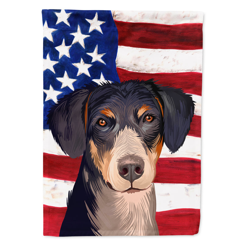 Polyester à 2 côtés 28 x 40 po drapeau maison, Eurohound