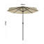 Olympia 3m Traditional Parasol with LED Light(single umbrella without base)-252661989