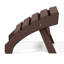 Chaise Adirondack en plastique avec table et repose-pieds Altura-91481966