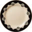 Chalet Cream/Black/Taupe Aztec Print Ceramic Southwestern Style 16 Piece Dinnerware Set