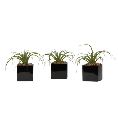 8 " H Faux Plant in Ceramic Pot