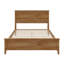 Lit plateforme moderne avec support de lattes en bois robuste