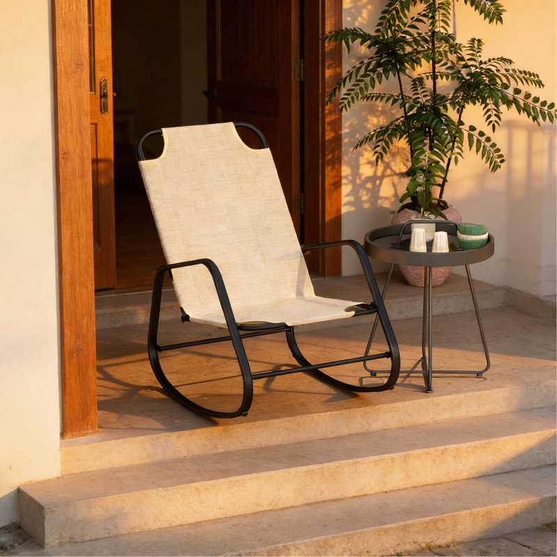 Siège relaxant, chaise berçante d'extérieur