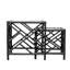 Chippendale Glass Nesting End Table-27290363