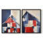 «LANDSCAPES Series CXVII» - Reproduction encadrée de qualité supérieure - prête à être accrochée - aucun clou requis - aucun clou requis-108034592-108034600
