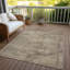 Tapis intérieur / extérieur brun lavable à la machine 10 pi x 14 pi ACN1631-104235869