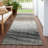 Machine Washable Indoor/Outdoor Houtz ACN2272 Stripes Rug-179977863