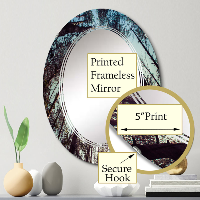 Oval Mirror, 30" x 20"