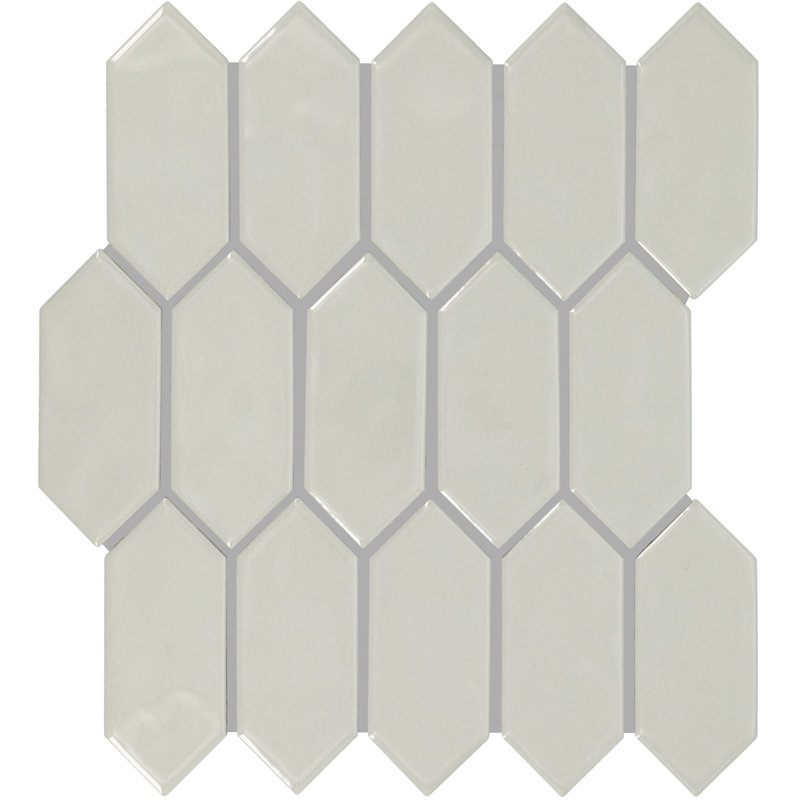 Itona Tile 2 x 5 Picket Mosaic Tile (12 PC Per Carton) (8.76 SQFT Per Carton), Ideal Gray