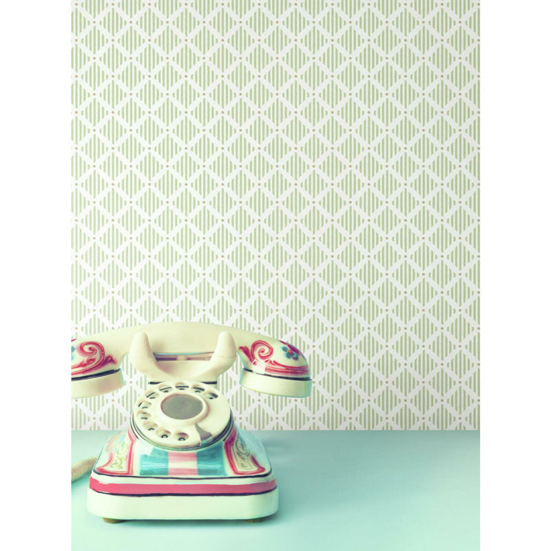 Diamond Gate Wallpaper, Green