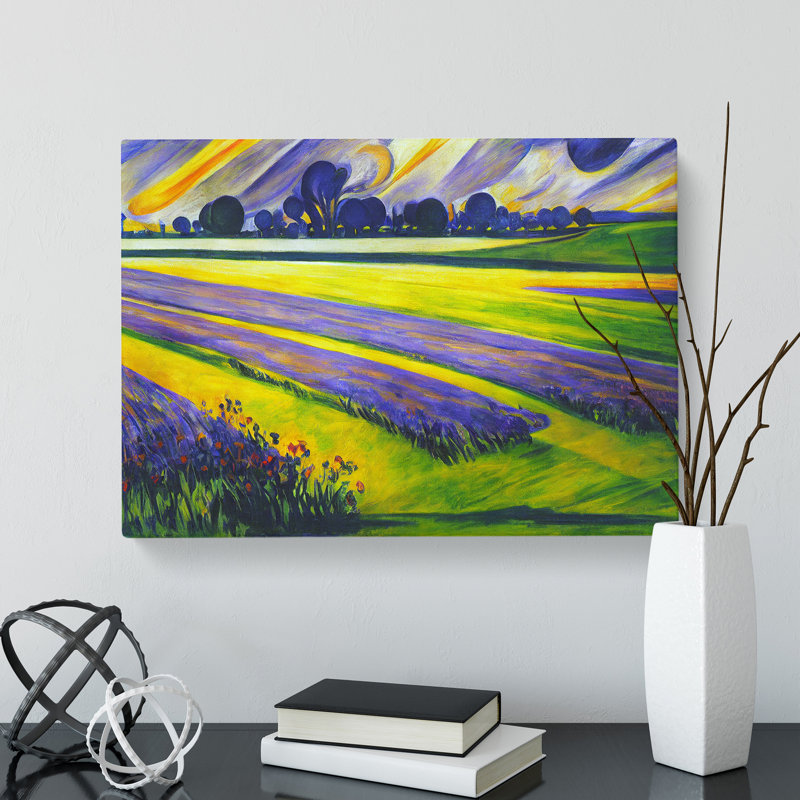 Epic Bluebell Field - Wrapped Canvas