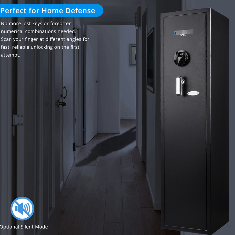 Secure Biometric Keypad Trunk 4.33 Cu Ft, Safe Ample Storage Capacity