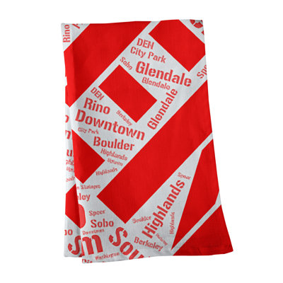 Serviette à thé « districts »