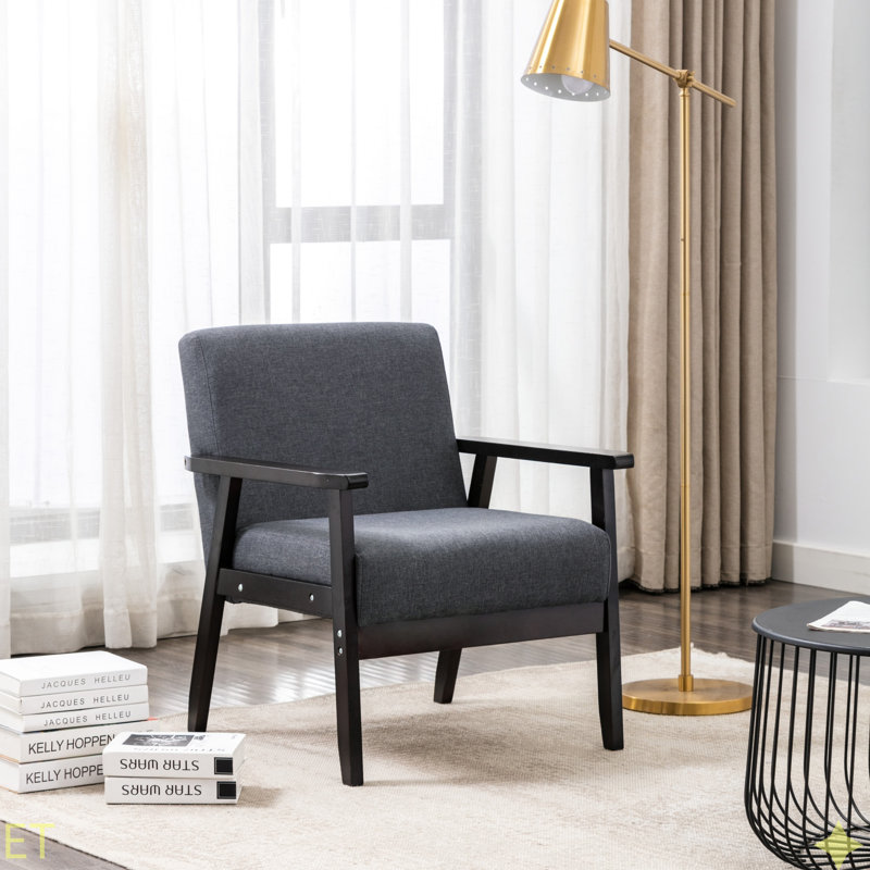 Chaise en tissu de 25 po Bahamas, Naturel, Beige