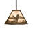 60" Long Running Horses Oblong Pendant-124967253