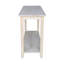 Console en bois massif 48 po Nerseh