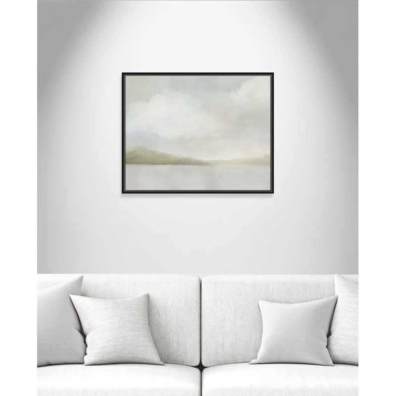 Queensland " A Tranquil Morning ", 23.5" H x 29.5" W, Black