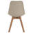 Lalage Faux Leather Oak Dining Chair-1127702796