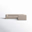 Canapé modulaire de coin de 122 po de largeur Bowry-88233208