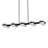 Selene 4-ft Black dimmable LED Linear Pendant-124959279