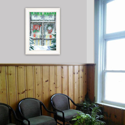 «Christmas Joy», art mural encadré pour le salon et la maison par Ed Wargo