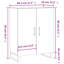 Malaree 2 - Door Rectangle Accent Cabinet-1949840662