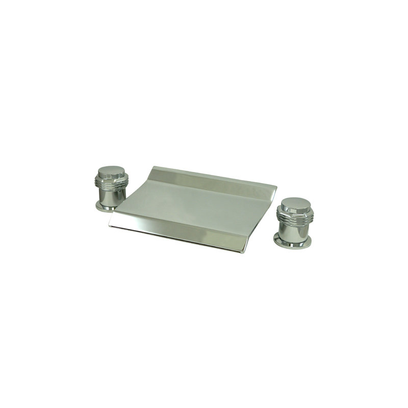 Double Handle Wall Mounted Roman Tub Faucet, Chrome