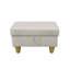 Tabouret de rangement en similicuir noir avec repose-pieds 28,5 po, ensemble de salon en flanelle, tabouret de rangement, tabouret de pieds