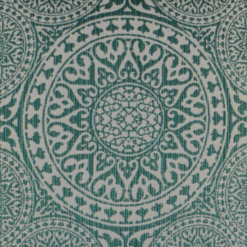 Compass Damask Outdoor Throw Pillow