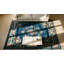Antique Blue Color Floral Design Chinese Art Deco Wool Pile Rug