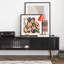 Meuble télé de luxe noir clair-109947311
