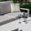 Hafza 2 Seat Aluminium Sofa Set - with Rising Table-1430869022-1430869023-1352363247