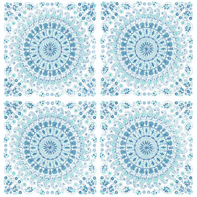 Rouleau de papier peint auto-adhésives 18 pi X 20,5 po Kamer mandala