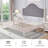 Farmhouse Solid Wood Bed Frame-982084940-982084942