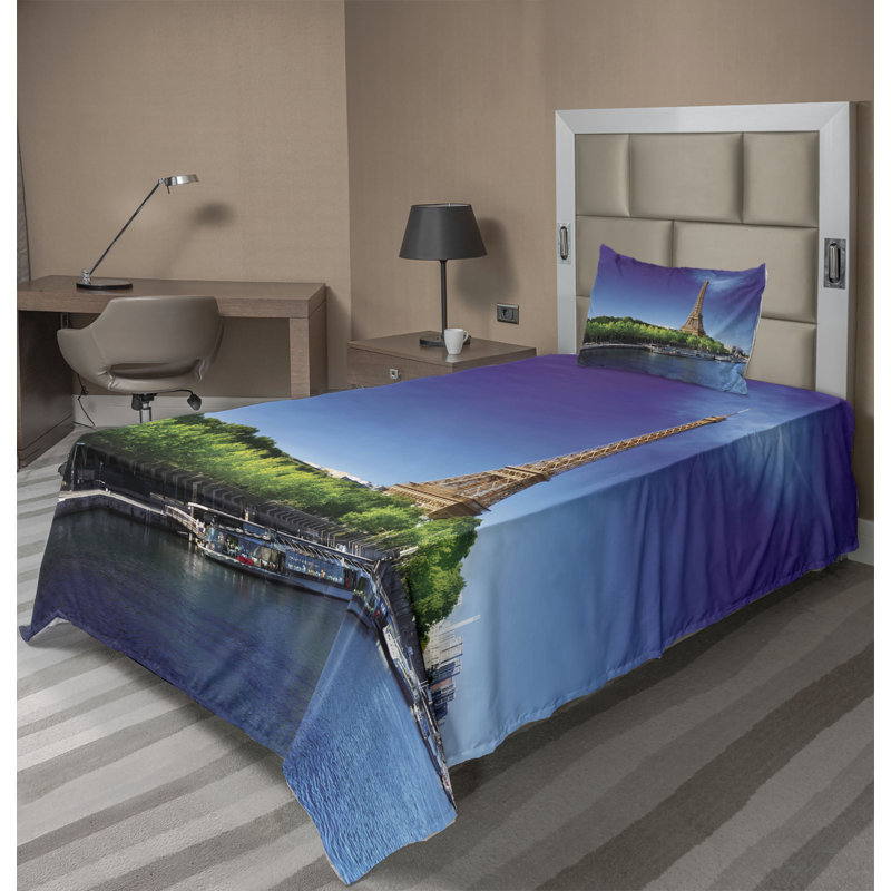 Microfiber Sheet Set, Twin Sheet Set with Fitted Sheet and 1 Pillowcase