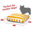 Memory Foam Striped Pillow-35291702-35291698