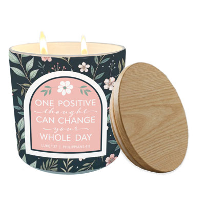Soy Candle One Positive Thought 13 Oz
