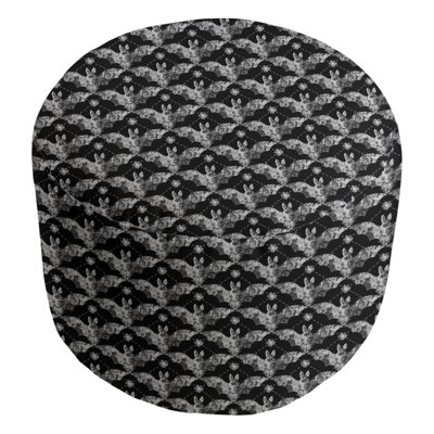 Repose-pieds cube à roussettes Leffel
