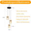 3 - Light Matte Black Cylinder Pendant
