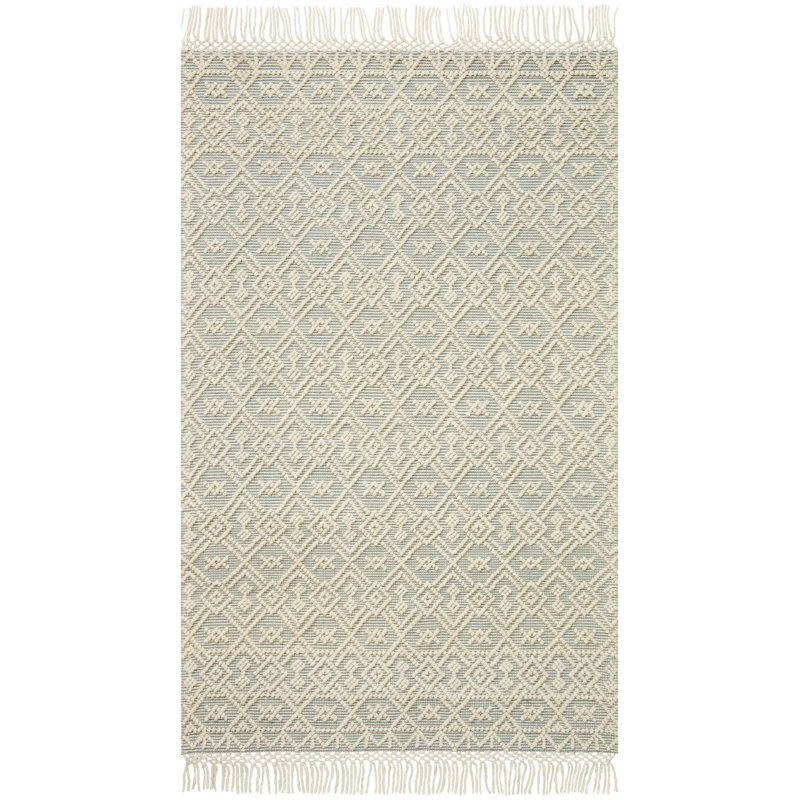 Gault Cotton Geometric Indoor Rug, Rectangle 5' x 8'