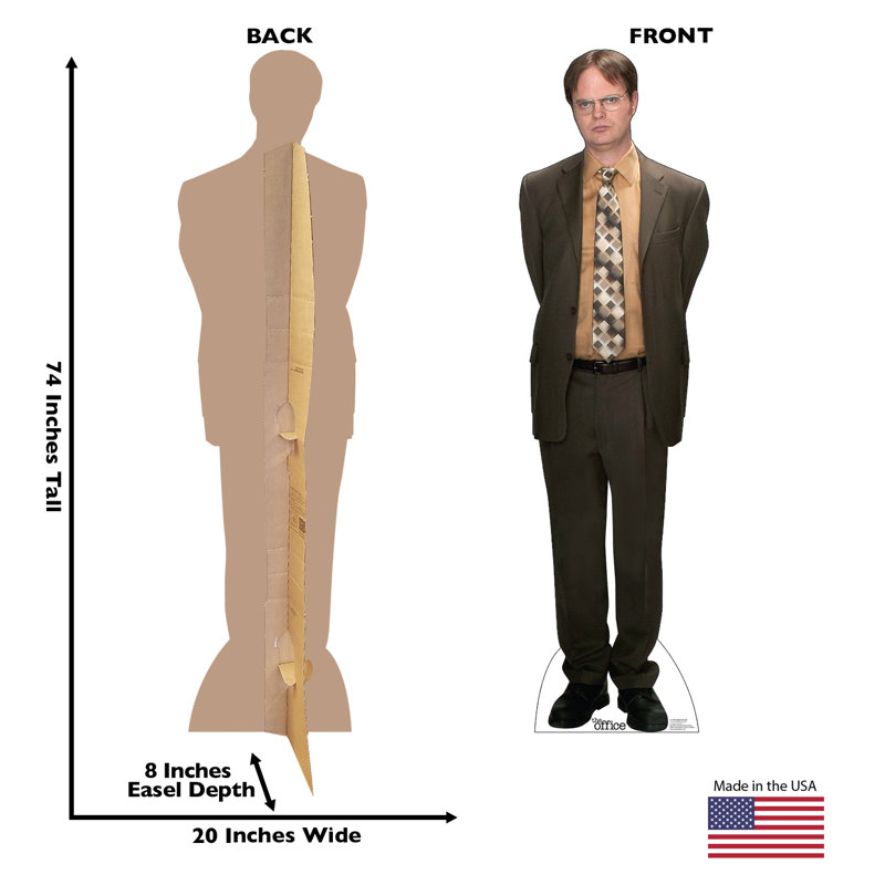 Dwight Schrute en carton grandeur nature