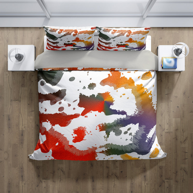 Bedding, Queen Duvet Cover + 2 Shams