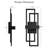 Almantas Wrought Iron Wall Light(Set Of 2)-1793156347