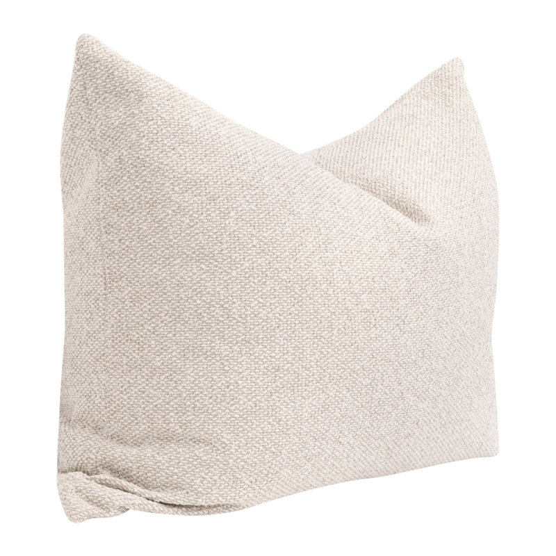 The Basic Polyester Upholstered Essential Pillow (Set Of 2), 26"H x 34"W, Rectangle