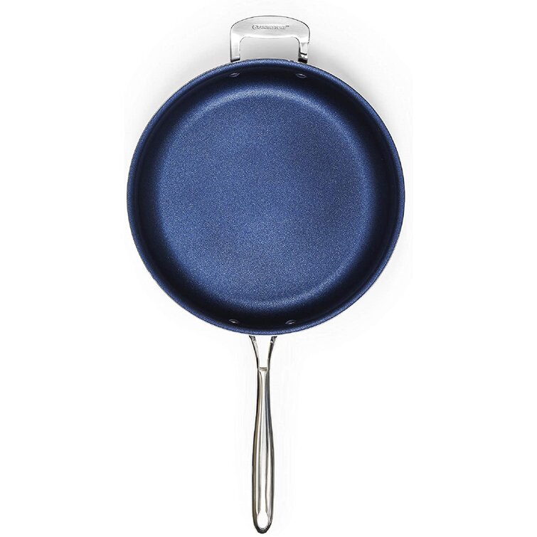 HLAFRG Pots and Pans Set Nonstick, Blue Granite Induction Kitchen Cookware  Sets, 14 Pcs Non Stick Cooking Set, Pans & Pots & Steamer,Oven Safe